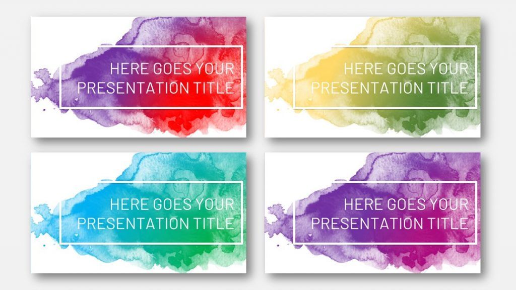 Free Watercolor Template For Google Slides Or Powerpoint Presentations Slidesmania