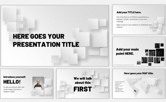 Free Minimalist Template for Google Slides or PowerPoint Presentations