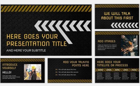 free industrial template for google slides or powepoint