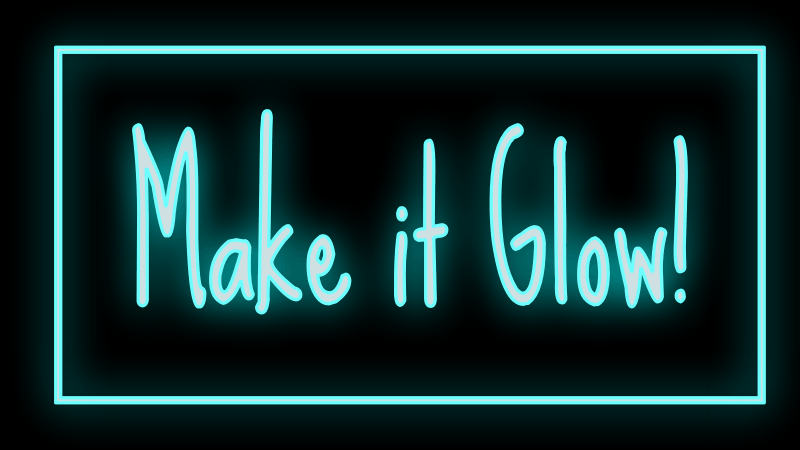 How to create a neon glow effect in Google Slides. - SlidesMania