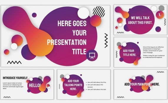 Mortimer free presentation template is a fun and bold theme for Google Slides or PowerPoint.