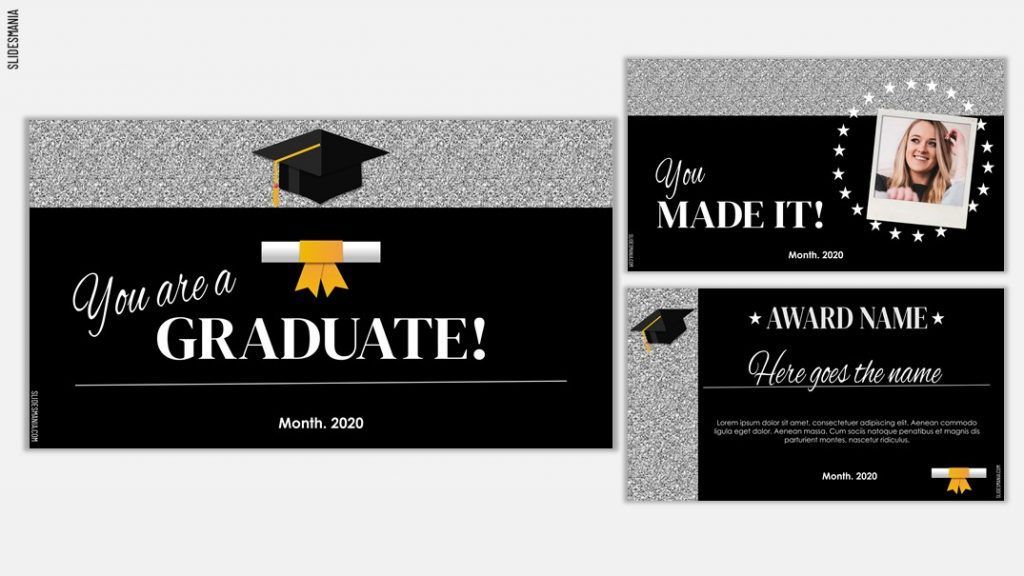 Virtual Graduation & End of Year Awards using Google Slides or
