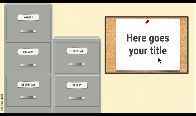File Cabinets Free Powerpoint Template