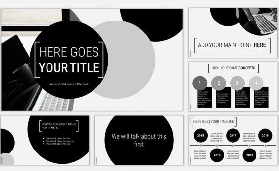business slide presentation template