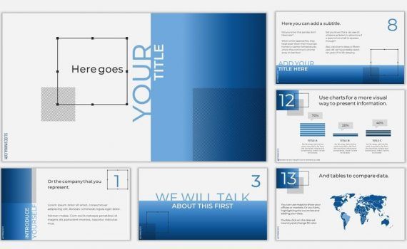 business plan slide design