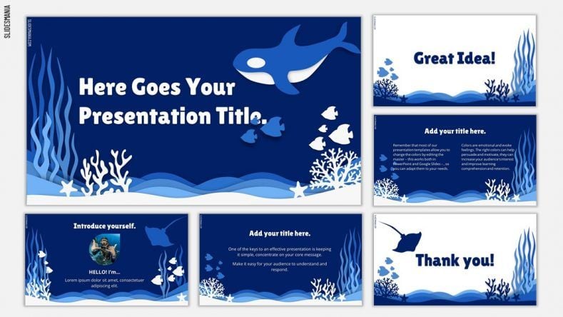 powerpoint presentation templates ocean