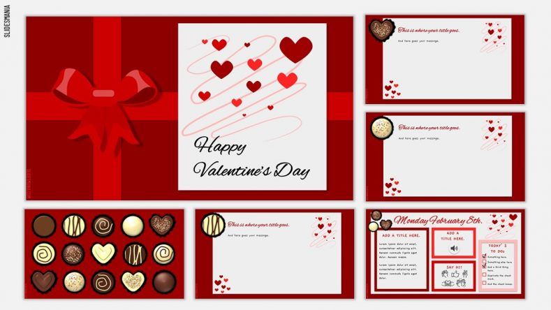 Valentines Day Slides Template