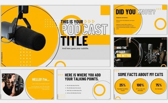 yellow presentation backgrounds