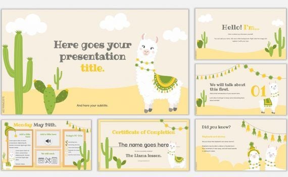 Cute PowerPoint templates and Google Slides themes - SlidesMania