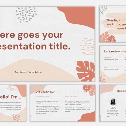 business presentation ppt template free