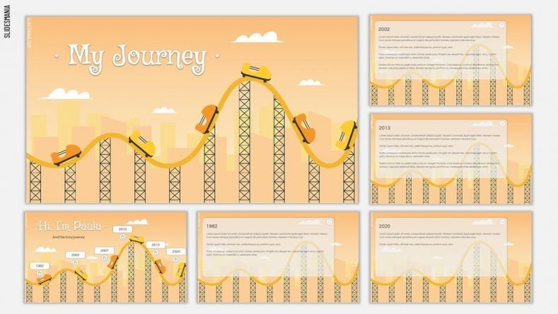 presentation timeline powerpoint template free