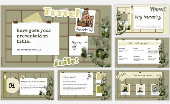 Download template ppt gratis aesthetic