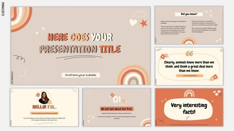 Free Color Palettes Google Slides and PowerPoint Templates