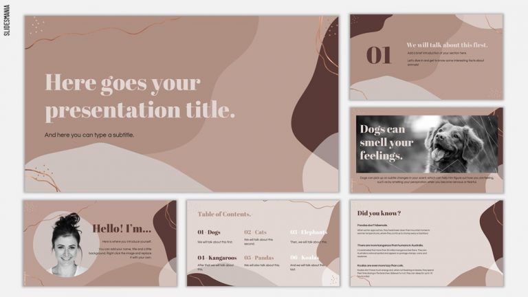 Organic Shapes | Free PowerPoint Template & Google Slides Theme