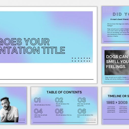email presentation template