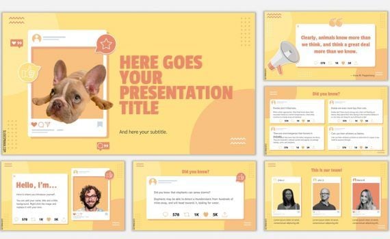 technology presentation template free