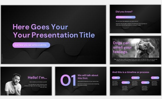 technical presentation powerpoint template