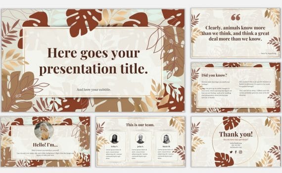 Formal Presentation templates for PowerPoint and Google Slides - SlidesMania