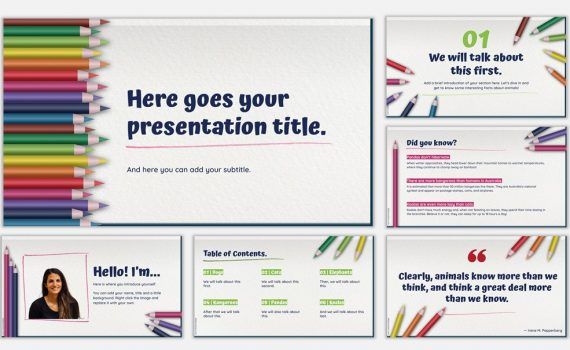school presentation templates free download