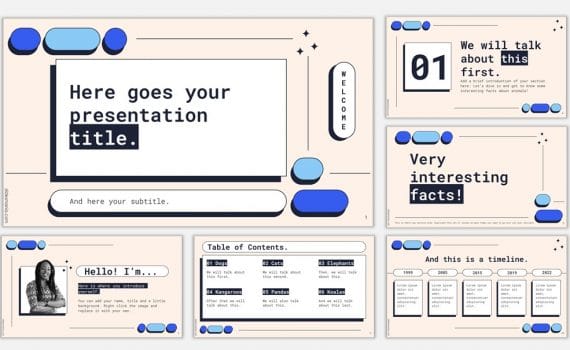 technologies presentation template