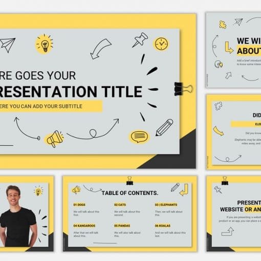 meet the teacher presentation template powerpoint free
