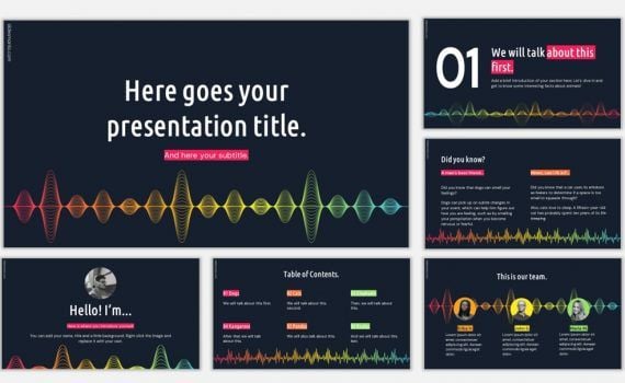 technology presentation template free