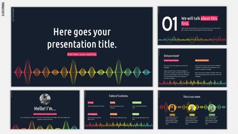 powerpoint presentation about sound