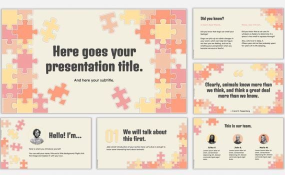 presentation templates for maths