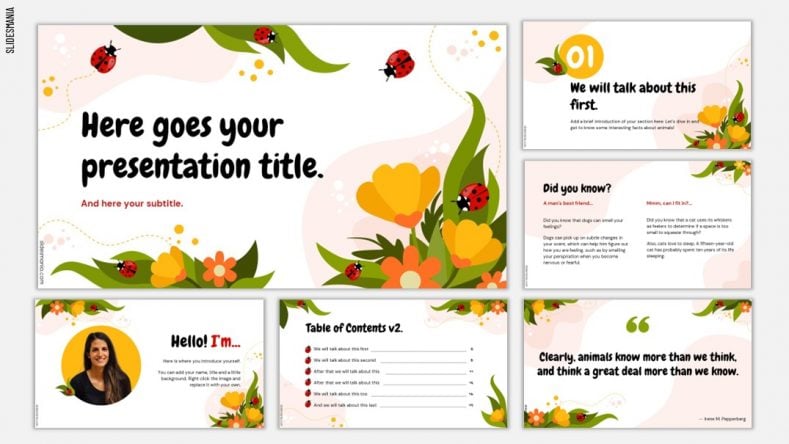 spring powerpoint templates