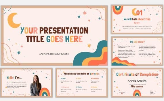 fun school backgrounds for powerpoint