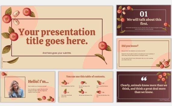 presentation themes for nature