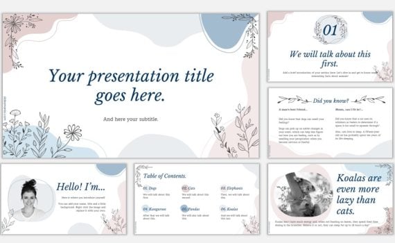 aesthetic background design for powerpoint presentation