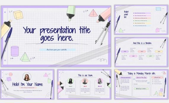 scientific presentation ppt template