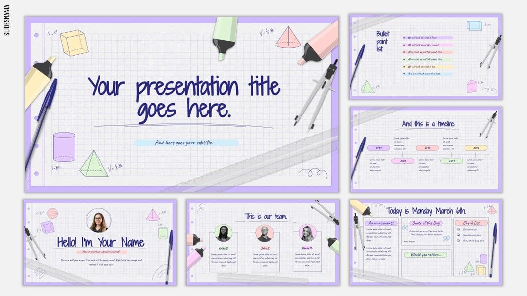 Aesthetic Good Vibe Free Google Slides PowerPoint Templates