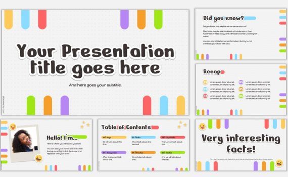 school teacher presentation template