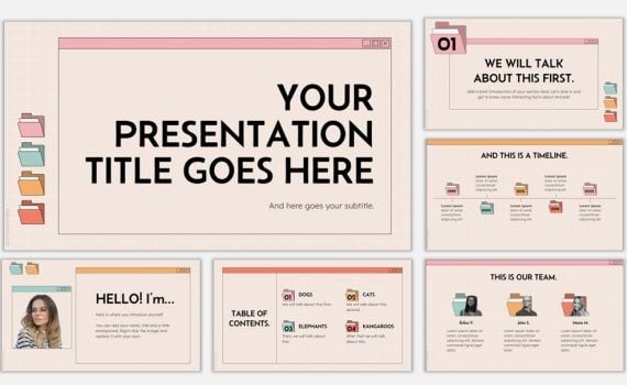 aesthetic background design for powerpoint presentation