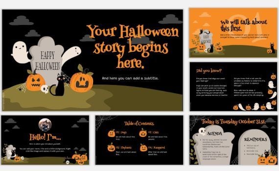 Fall Halloween Games Fun Activity Party Games Interactive Google Slides