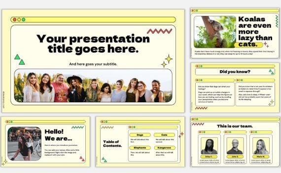 technology presentation template free