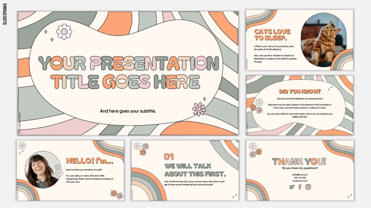 You have mail  Free PowerPoint template & Google Slides theme