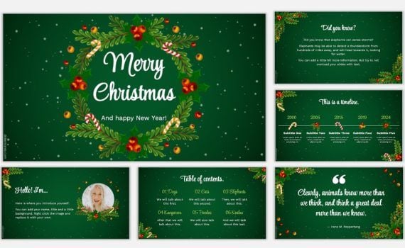 christmas message powerpoint presentation