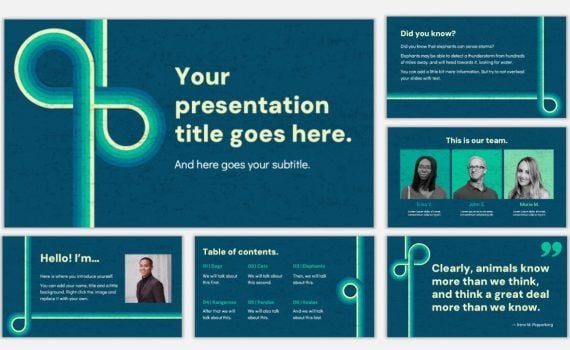 It powerpoint presentation templates free download
