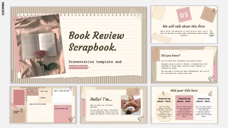 book review ppt templates
