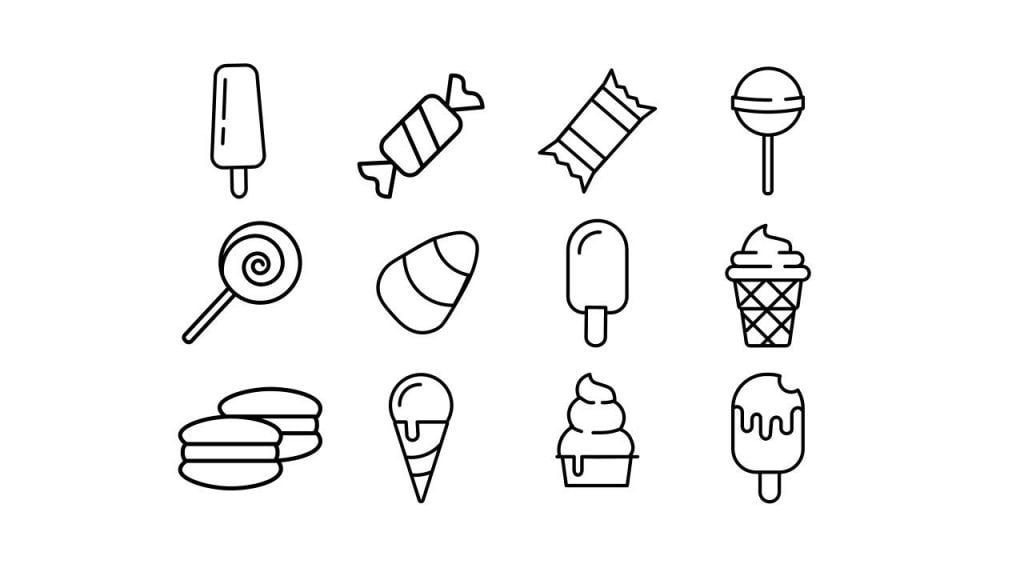 Sweets icon collection | 0017 - SlidesMania